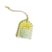 Sunrise & Cactus Ornament Handmade