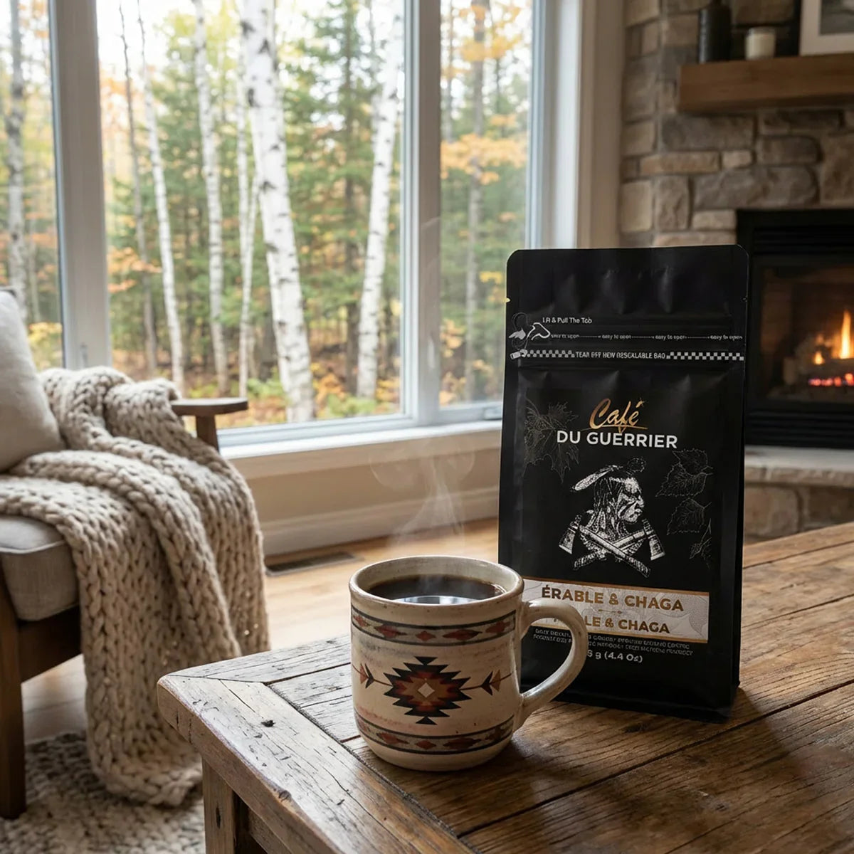 Café érable et chaga