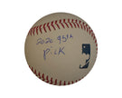 Owen Caissie Autographed Rawlings Official Major League Baseball Inscribed 