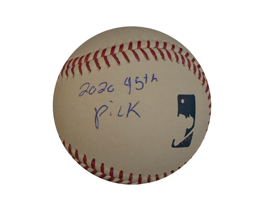 Owen Caissie Autographed Rawlings Official Major League Baseball Inscribed 