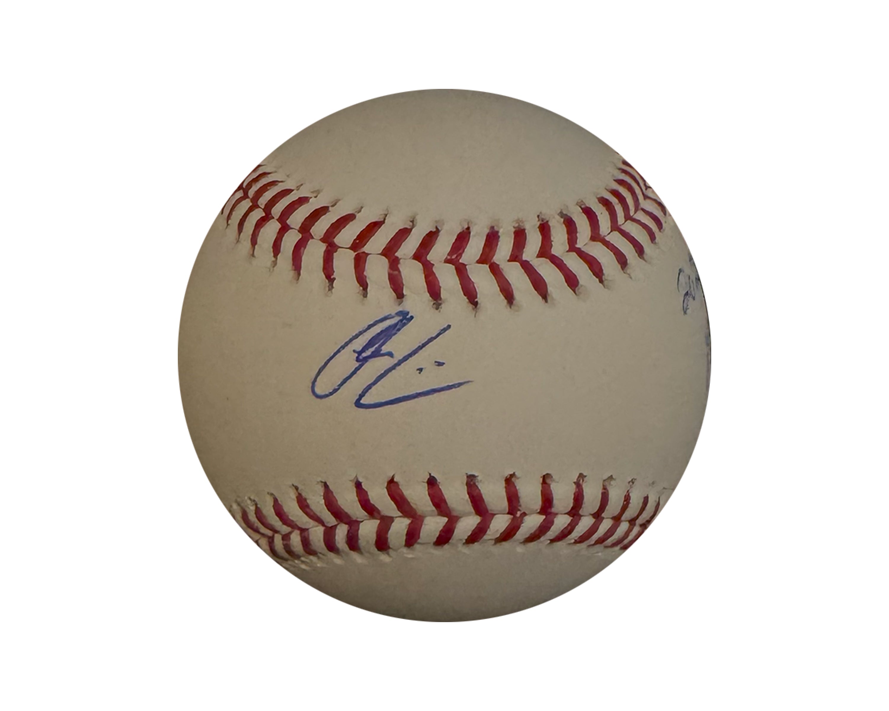 Owen Caissie Autographed Rawlings Official Major League Baseball Inscribed 