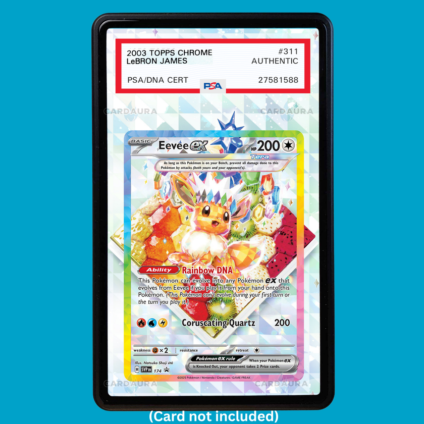 Eevee EX #174 Prismatic Evolutions (Graded) Display Case
