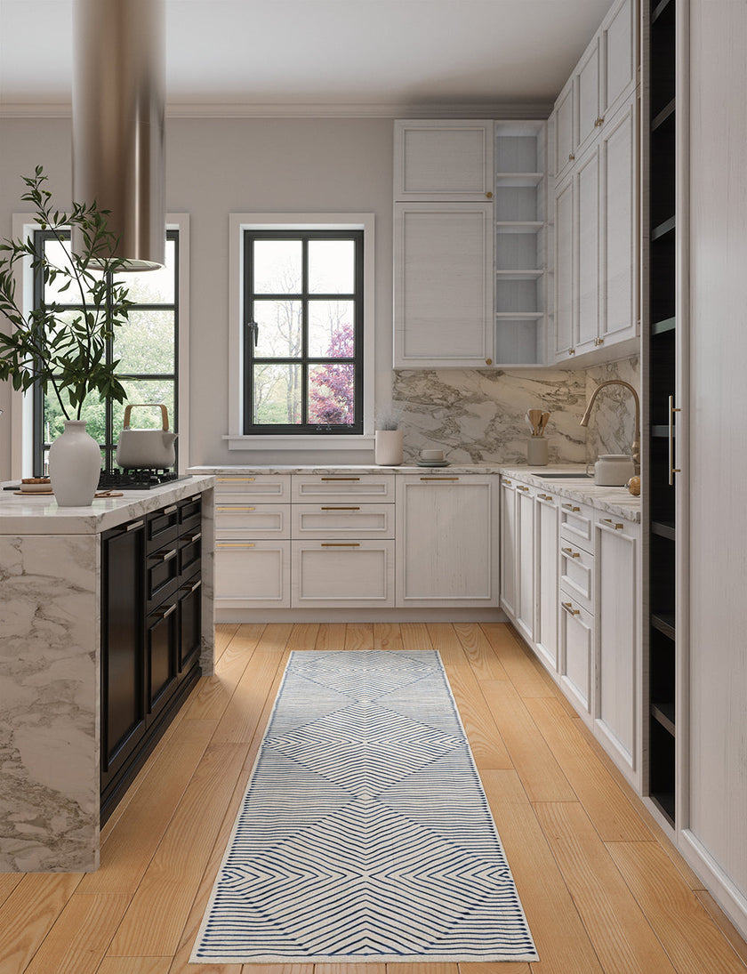 Calator Blue & Ivory Rug