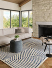 Calator Blue & Ivory Rug