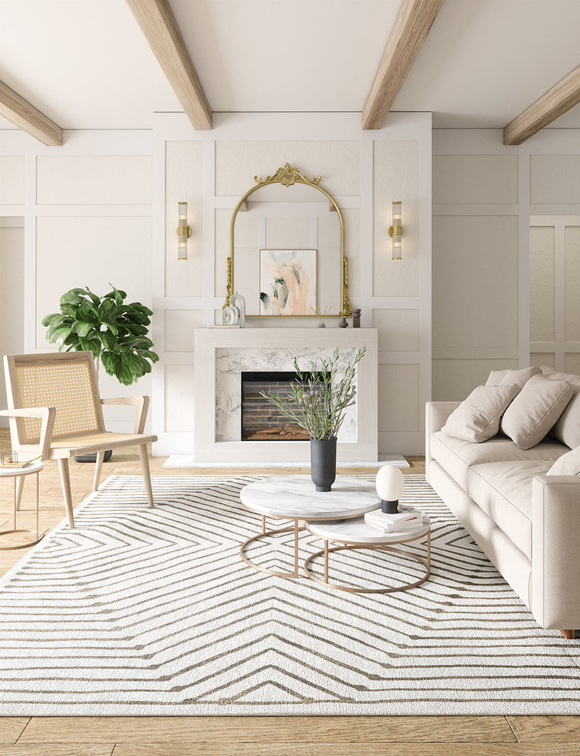 Calator Gold & Ivory Rug