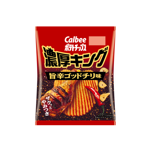 Calbee Potato Chips Rich King Delicious Spicy God Chili (52G) [Best Before Date: 2026.11]