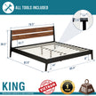 Callisto Solid Wood Bed Frame