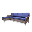 Cambridge 3-Piece Wicker Outdoor Left Arm Chaise Sectional