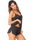 Camisole Lace Shorts Homewear Pajamas Suit For Women