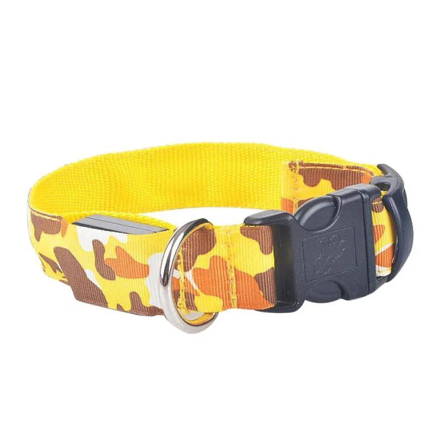 LED Camouflage Dog Collar – Luminous Safety Collar for Dogs | S M L XL