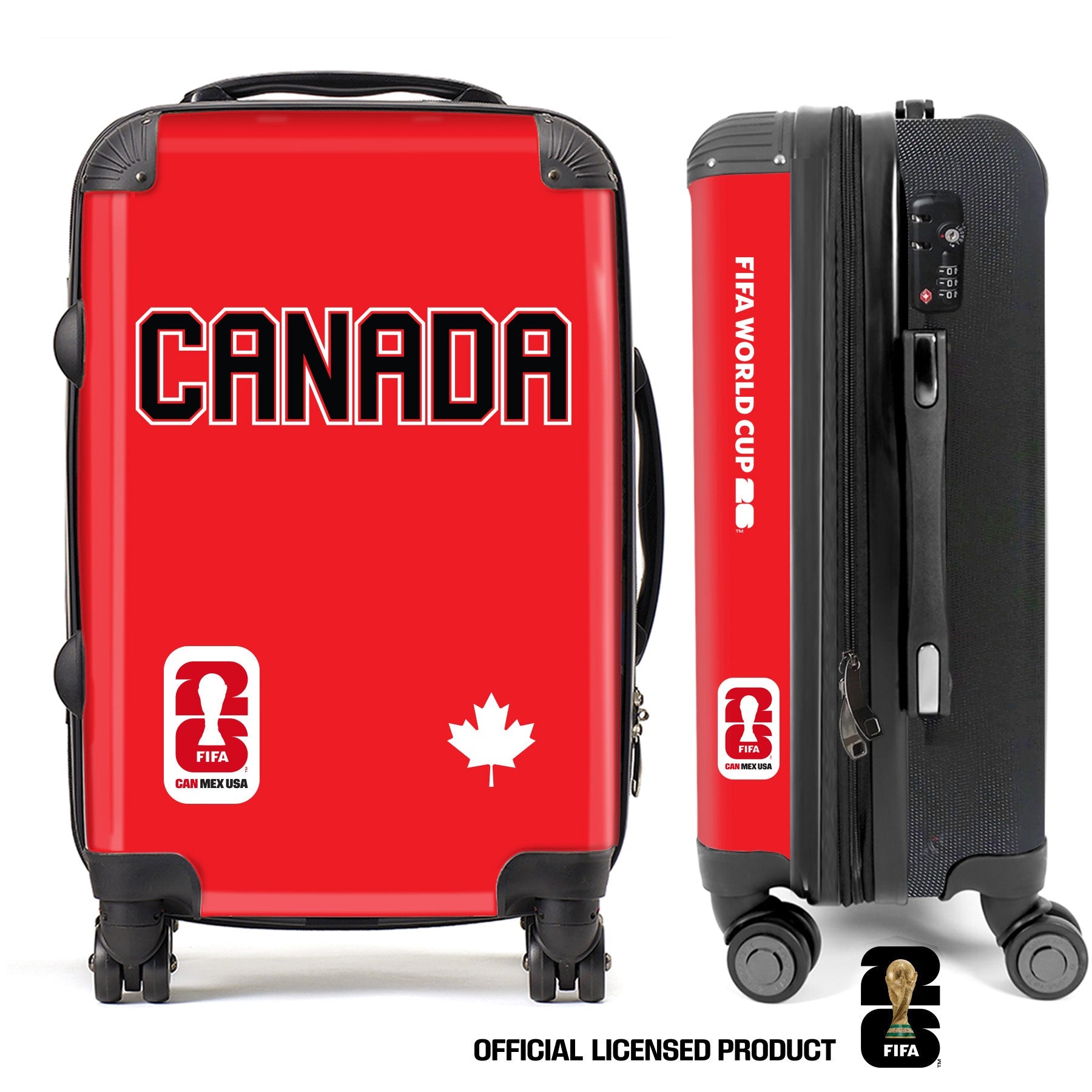 Canada FIFA World Cup 2026 Canada Wordmark Edition (Solid Red)