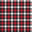 Canada Day Plaid Pattern Adhesive Vinyl