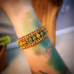 Canadian Jade & Sandalwood Cuff Bracelet