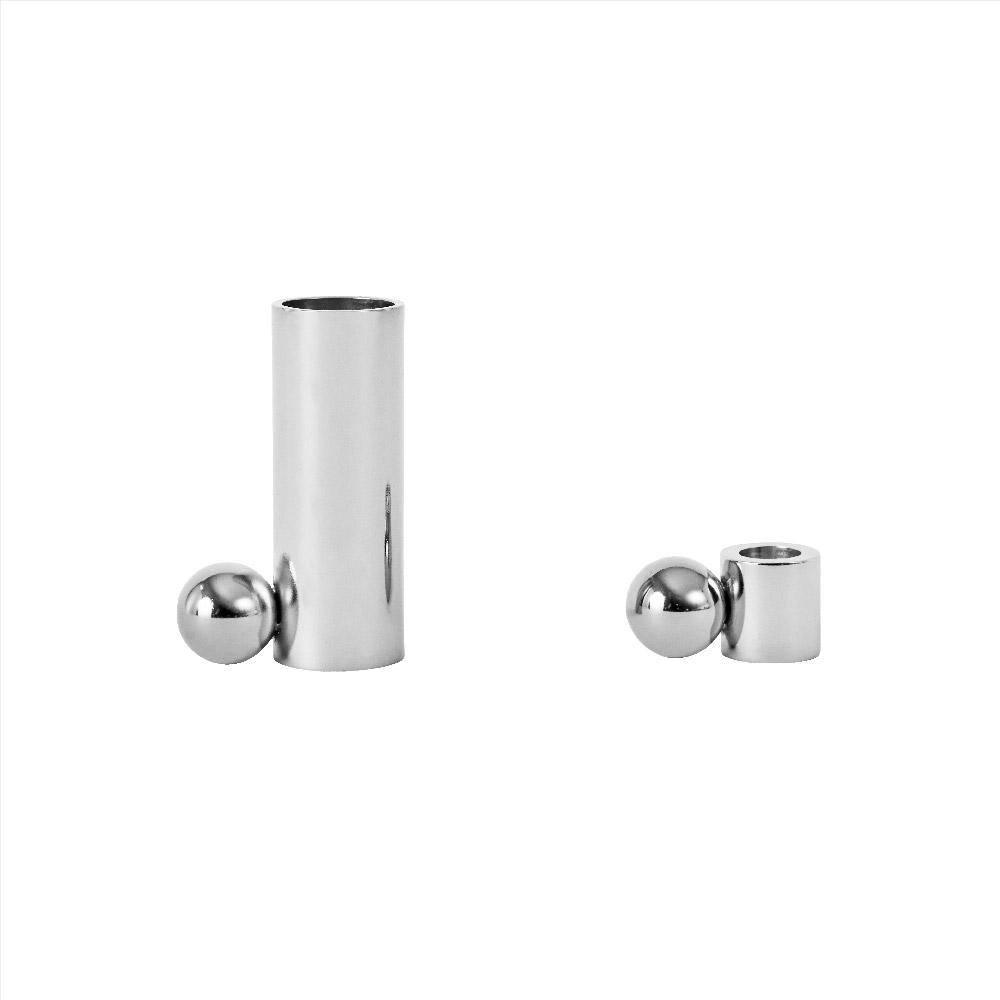 Palloa Candleholder - Small - Silver