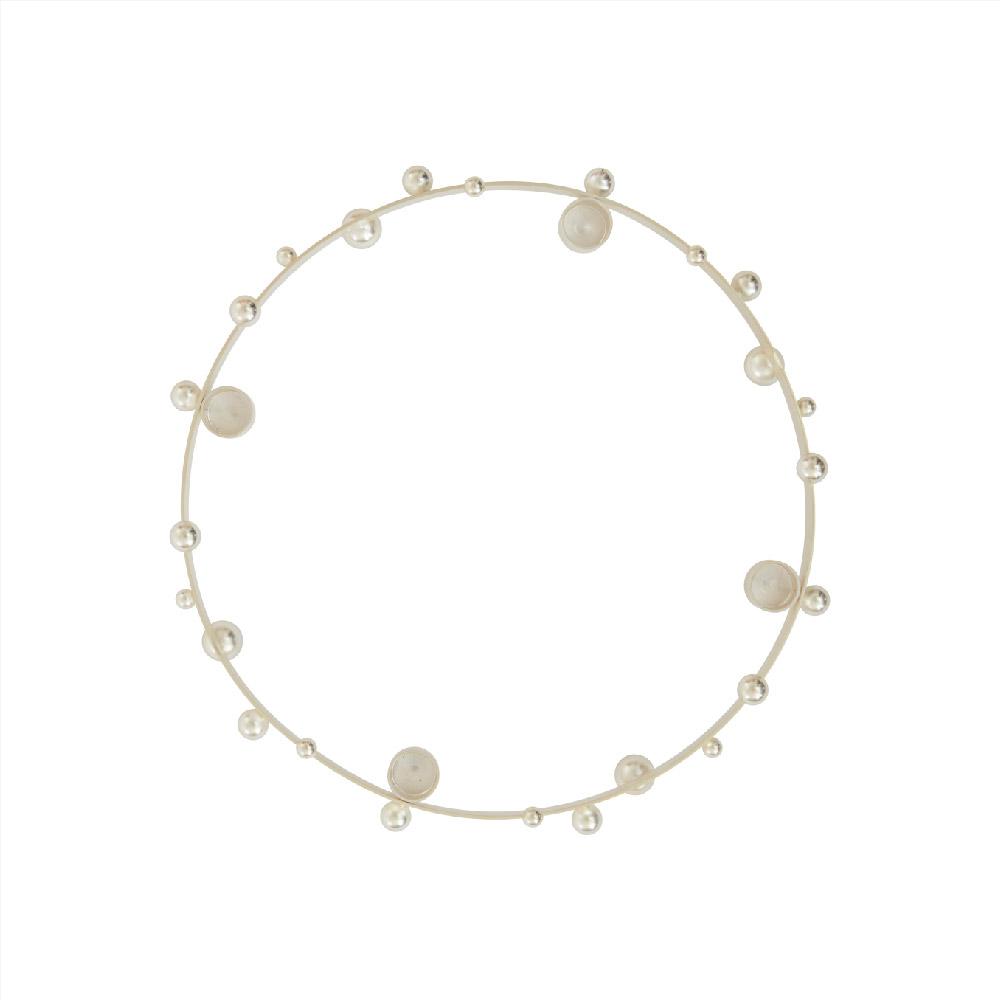 Candleholder Pearl Advent - Silver