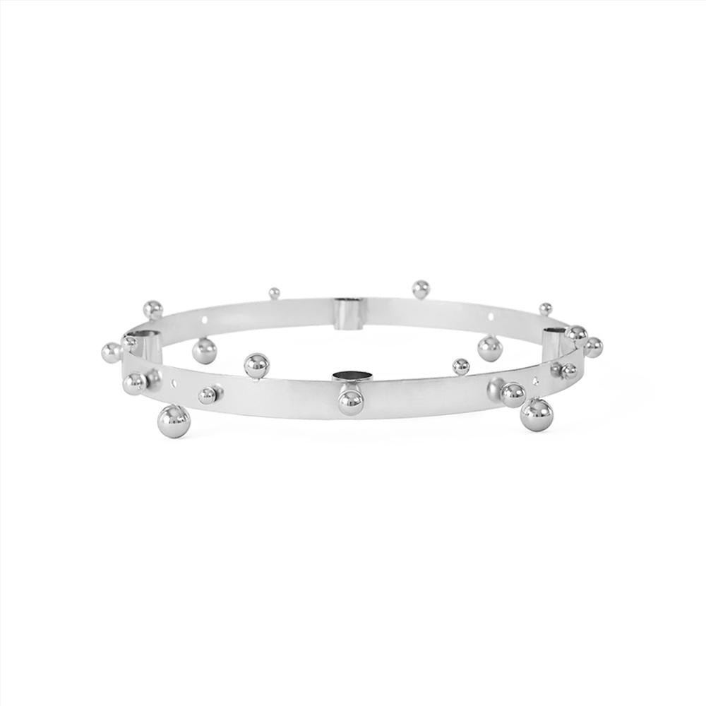 Candleholder Pearl Advent - Silver