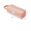 Canvas Double-Layer Stationery Box For Junior High School Students
