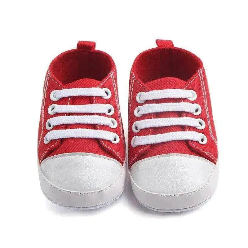 Canvas Sports Sneakers Baby First Walkers Soft Sole Anti-slip Shoes
