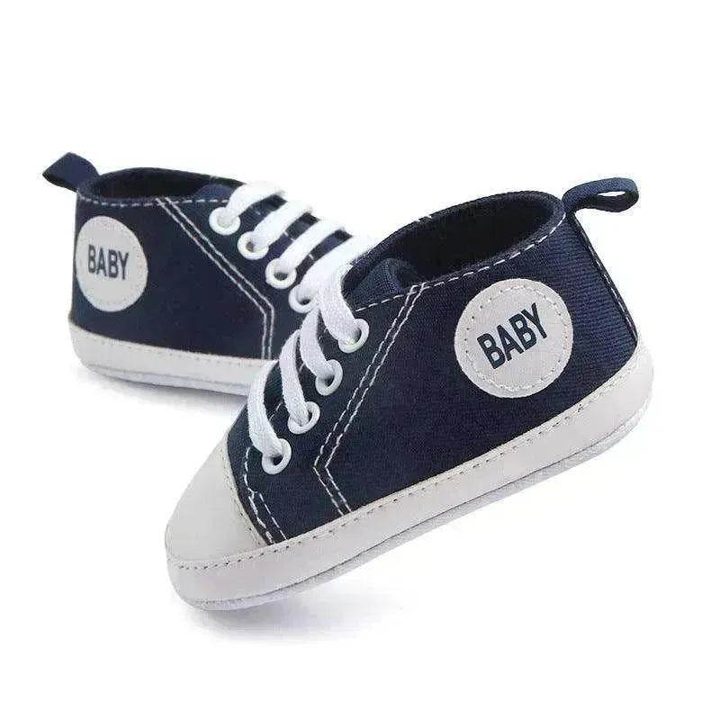 Canvas Sports Sneakers Baby First Walkers Soft Sole Anti-slip Shoes