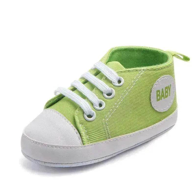 Canvas Sports Sneakers Baby First Walkers Soft Sole Anti-slip Shoes