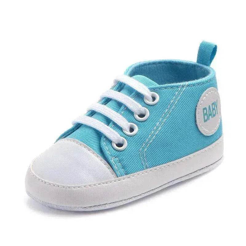 Canvas Sports Sneakers Baby First Walkers Soft Sole Anti-slip Shoes