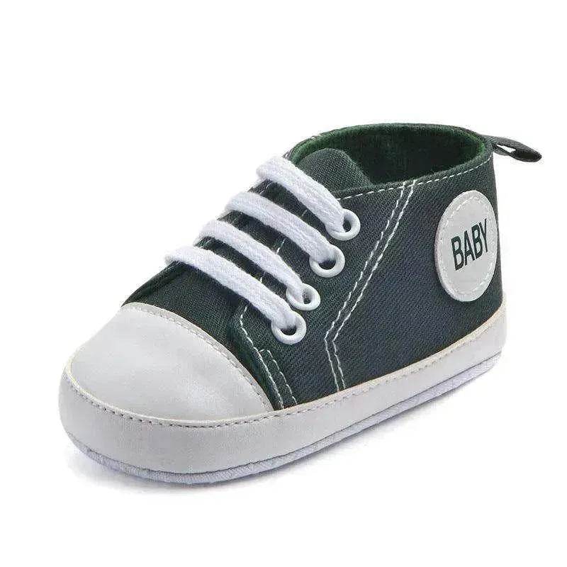 Canvas Sports Sneakers Baby First Walkers Soft Sole Anti-slip Shoes