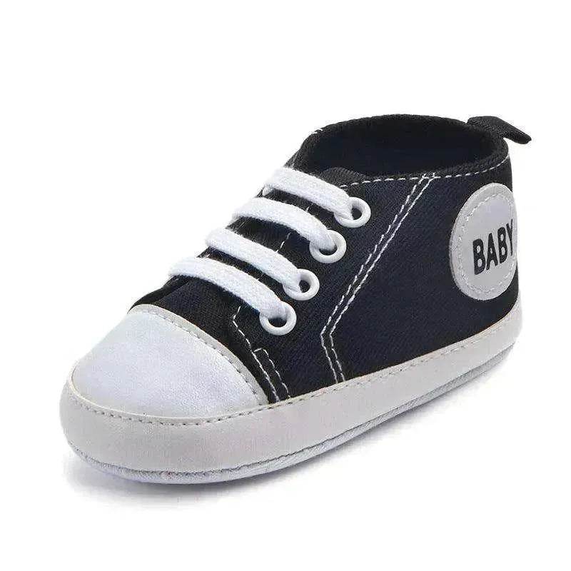 Canvas Sports Sneakers Baby First Walkers Soft Sole Anti-slip Shoes