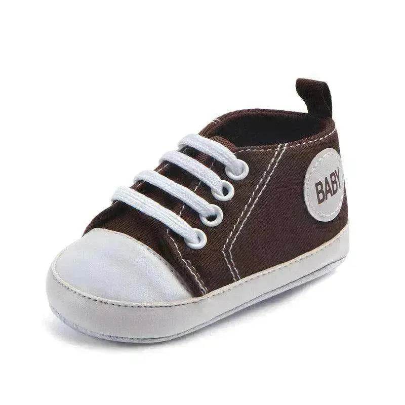 Canvas Sports Sneakers Baby First Walkers Soft Sole Anti-slip Shoes