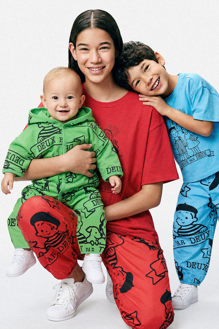 40Th Anniversary Printed Jersey One-Piece Green