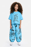 40Th Anniversary Graphic T-Shirt Sky Blue