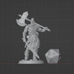 Human Barbarian | Axe & Sword | 5e