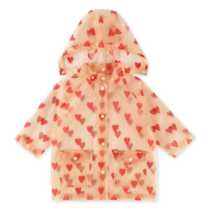 Brume Raincoat - 2T to 4Y - Hearts