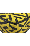 Authentic VERSACE La Greca Vintage Leather Pouch Purse Yellow Box Junk 7524L