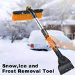 Car Brush Ice Scraper Snow Shovel Dust Foam Handle