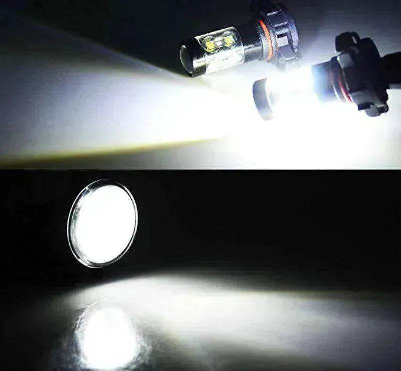 Car Lights Styling High Power 6000K White LED Fog Bulbs H10 Socket