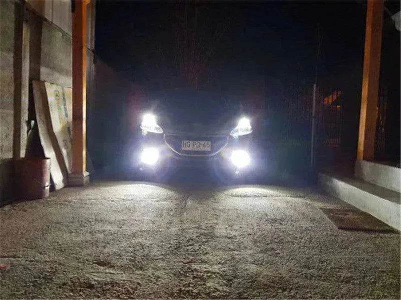 Car Lights Styling High Power 6000K White LED Fog Bulbs H10 Socket