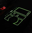Car Phone Pad 4-in-1 Parking Number Card Anti-Slip Mat Auto Holder
