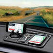 Car Phone Pad 4-in-1 Parking Number Card Anti-Slip Mat Auto Holder