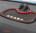 Car Phone Pad 4-in-1 Parking Number Card Anti-Slip Mat Auto Holder
