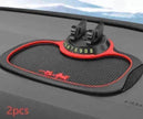 Car Phone Pad 4-in-1 Parking Number Card Anti-Slip Mat Auto Holder