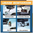 Car Rearview Mirror Phone Holder: Rotatable, Retractable, 360°, All Phones & Cars
