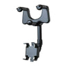Car Rearview Mirror Phone Holder: Rotatable, Retractable, 360°, All Phones & Cars