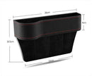 Car Seat Gap Organizer with Charging Hole – Leather Car Side Storage Box for Phone, Keys & Essentials