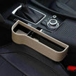Car Seat Gap Organizer with Charging Hole – Leather Car Side Storage Box for Phone, Keys & Essentials