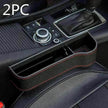 Car Seat Gap Organizer with Charging Hole – Leather Car Side Storage Box for Phone, Keys & Essentials