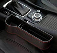 Car Seat Gap Organizer with Charging Hole – Leather Car Side Storage Box for Phone, Keys & Essentials