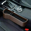 Car Seat Gap Organizer with Charging Hole – Leather Car Side Storage Box for Phone, Keys & Essentials