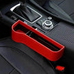 Car Seat Gap Organizer with Charging Hole – Leather Car Side Storage Box for Phone, Keys & Essentials