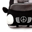 Luxury Car Pet Nest – Plush Backseat Compartment Bed for Dogs & Cats (Red, Yellow, Black)
