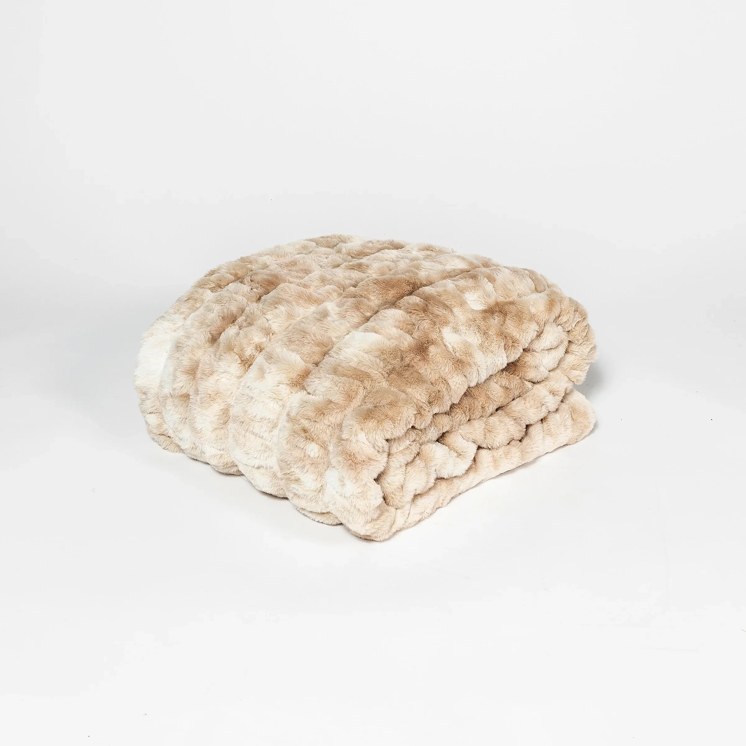 Caramel Swirl Double-sided Minky Blanket
